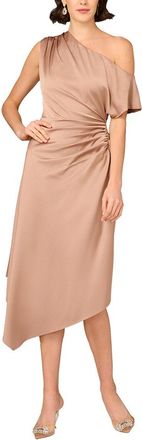 Aidan Mattox Solid Midi Dress