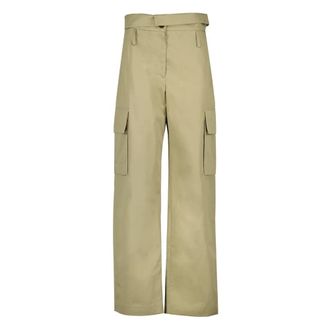 Iro Wide Trousers, female, Beige, Size: M Indra Straight-leg Trousers
