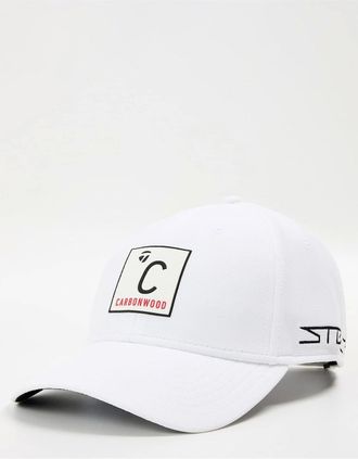 TaylorMade Taylormade Mens Driver Logo Box Print Baseball Cap - White - Size: MENS