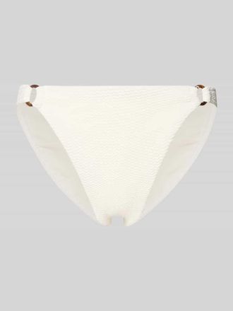 Marc O'Polo Bikini-Hose mit Strukturmuster in Weiss, Gr&ouml;&szlig;e XL