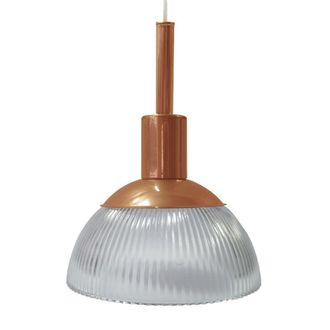 Tosel Suspensi&oacute;n vidrio cobre D20 cm