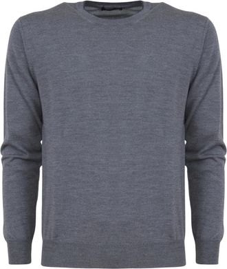 Altea Truien - Heren - Ronde hals truien - Grijs - 3XL - Wol - Truien & Vesten