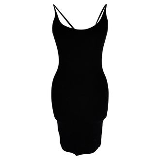 Versace Bodycon Mini Dress in Black Viscose