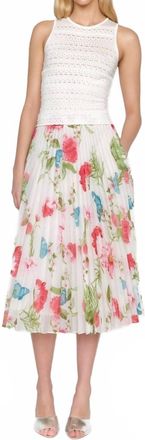 Christy Lynn Pia Skirt In Monarch Ivory