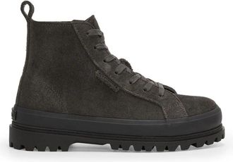 Superga 2341 Alpina Suede Flesh Out - Dames - Veterlaarzen - Grijs - 37 EU - Katoen - Schoenen