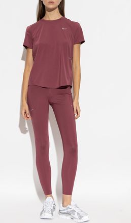 Nike Logo Leggings, Womens, Pink