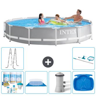 Intex Piscina Prism Frame Redonda - 366x76 Cm - 7-piezas S21051