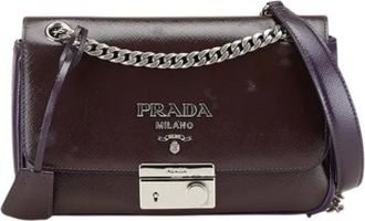 Prada Pre-owned Mini Bags, female, Purple, Size: ONE SIZE Pre-owned Vintage Fabric Mini Bag