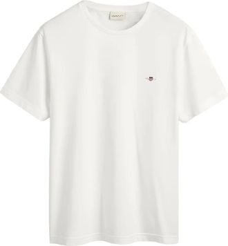 GANT Shield T-shirt - men - BCI Cotton - M - White