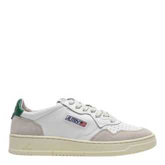 Autry Medalist Low - Heren - Sneakers - Wit - 43 EU - Katoen - Schoenen