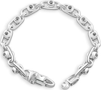 Pompeii3 Mens 14k Gold (49gram) or Platinum (92gram) 7.5mm Link Bracelet 8.5