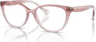 Ralph Lauren 55mm Cat Eye optical glasses in Pink at Nordstrom
