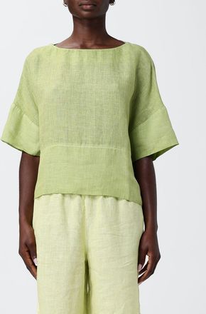 120% Lino Blusa in lino
