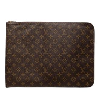 Louis Vuitton Pre-owned Poche Documents Portfolio - - Pre-owned - Donna - Marrone - ONE SIZE