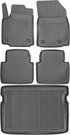 OEM Juego De Alfombrillas Para Coche Y Maletero Para Opel Crossland X Crossover (2017)