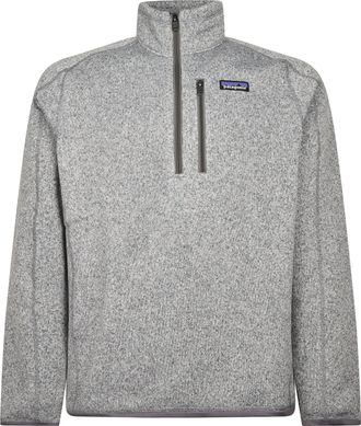 Patagonia Quarter-Zip Knit Sweater with Textured Fabric and Pocket