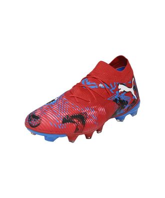 Puma Unisex Future 8 Match PLAYMAKERS FG/AG Soccer Shoe, RED Black-Ultra Blue-Pink Pixel, 6.5 UK
