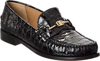 Ferragamo Ferragamo Harry Croc-Embossed Leather Loafer