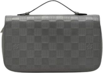 Louis Vuitton Pre-owned Damier Infini Zip Wallet - - Pre-owned - Donna - Grigio - ONE SIZE