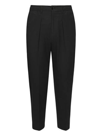 Be Able Dominique pleated elastic-waist trousers - Black