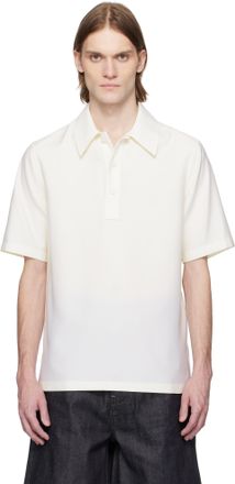 トップス JIL SANDER 2023SS SHORT SLEEVE POLO Jil Sander Women's Short Sleeve Polo Top in Champagne Jil Sander