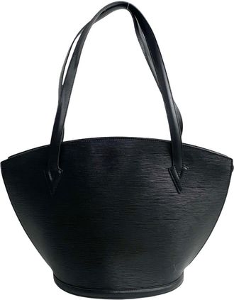 Louis Vuitton Black Epi Leather Shoulder Bag Tote Bag (Pre-Owned)