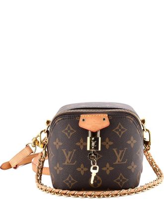 Louis Vuitton Just in Case Shoulder Bag Monogram Coated Canvas crossbody bag - Bruin