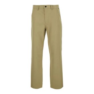 Burberry Straight Trousers, male, Beige, Size: XL Arthur Pants