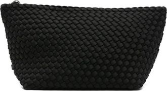 Naghedi woven make up bag - Black