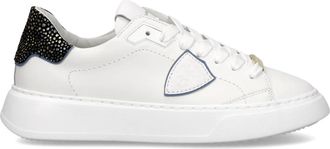 Philippe Model Sneakers Temple Tennis - Dames - Sneakers - Wit - 35 EU - Katoen - Schoenen