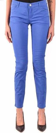 Emporio Armani Slim-Fit Blue Jeans - Dames - Slim Fit Broeken - Blauw - W26 - Katoen - Broeken