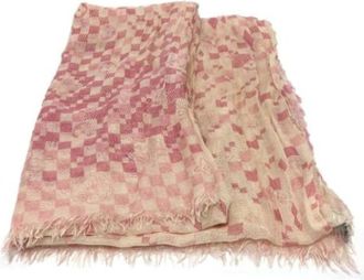 Louis Vuitton Pre-owned Stole - Dames - Vintage Accessoires - Roze - ONE Size - Kasjmier - Vintage