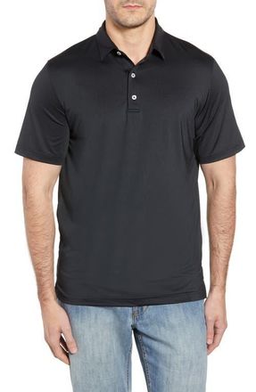 Johnnie-O Birdie Classic Fit Performance Polo in Black at Nordstrom, Size Xx-Large