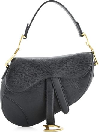 Dior Saddle Handbag Leather Mini shoulder bag - Zwart