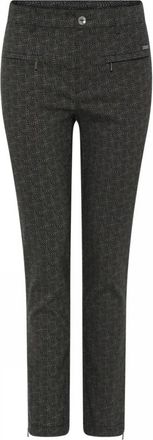 C.Ro Slim-fit broek - Dames - Slim Fit Broeken - Bruin - 3XL - Leer - Broeken
