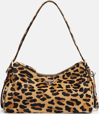 Prada Borsa a spalla Prada Aim&egrave;e Medium in cavallino