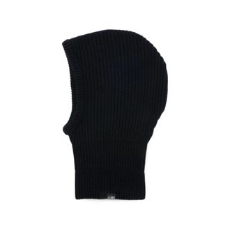 Maison Margiela Geribbelde Gebreide Muts - Heren - Accessoires - Blauw - Maat: ONE Size Wol