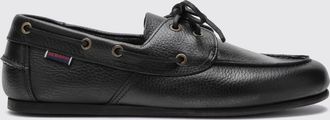 Sebago Scarpa da barca Owen in pelle martellata con fettucce regolabili