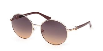 Guess GU00260 28B Womens Sunglasses Gold Size 56