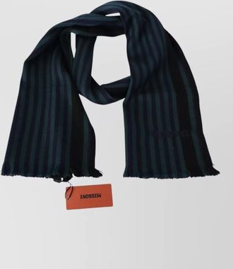 Missoni wool striped scarf