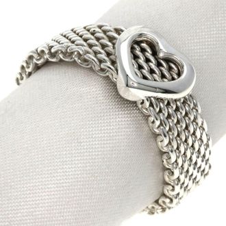 Tiffany & Co. Silver Silver Band Ring (Pre-Owned)