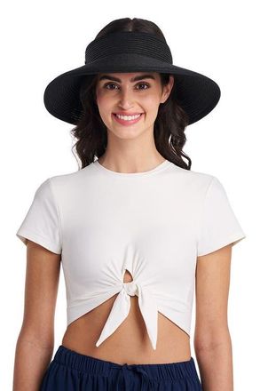 Coolibar Rolled Visor, UPF 50+ Sun Protection in Black at Nordstrom