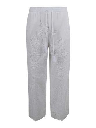 Ermanno Scervino Cotton muslin trousers
