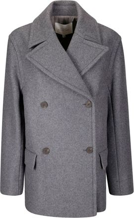 STUDIO NICHOLSON Cappotto doppiopetto Coles - Grigio