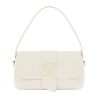 A|X Armani Exchange Bolso de Hombro de Color S&oacute;lido - Bags - Mujer - Beige - ONE SIZE