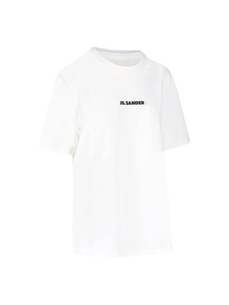 Jil Sander Womens T-Shirts And Polos White Cotton