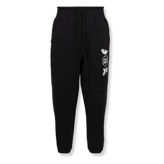 Yohji Yamamoto Sweatpants, male, Black, S, Cuffed Track Pant
