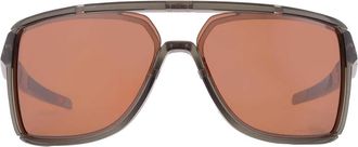 Oakley Castel Prizm Tungsten Polarized Rectangular Mens Sunglasses OO9147 914704 63