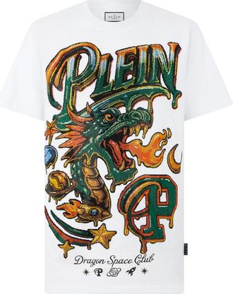 Philipp Plein T-Shirts - Heren - T-shirts - Wit - 2XL - Tops