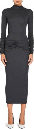SER.O.YA Fina Long Sleeve Dress In Gray